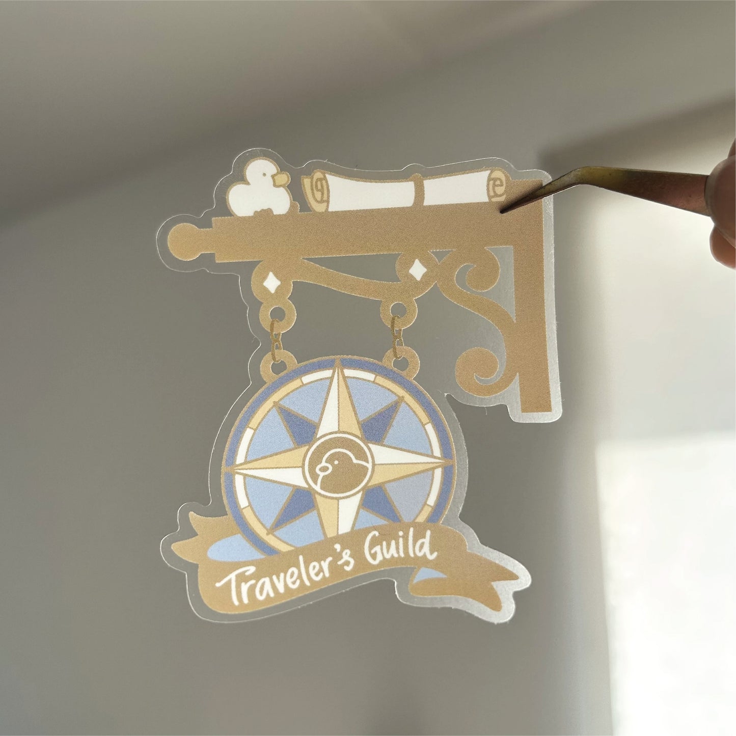 Vintage Shop Signs - Transparent Clear Die Cut Sticker - Part of Kickstarter Campaign