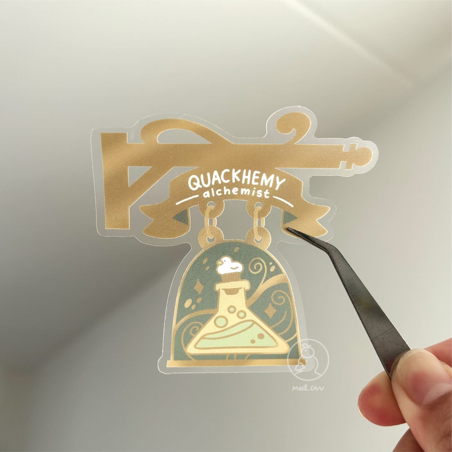 Vintage Shop Signs - Transparent Clear Die Cut Sticker - Part of Kickstarter Campaign