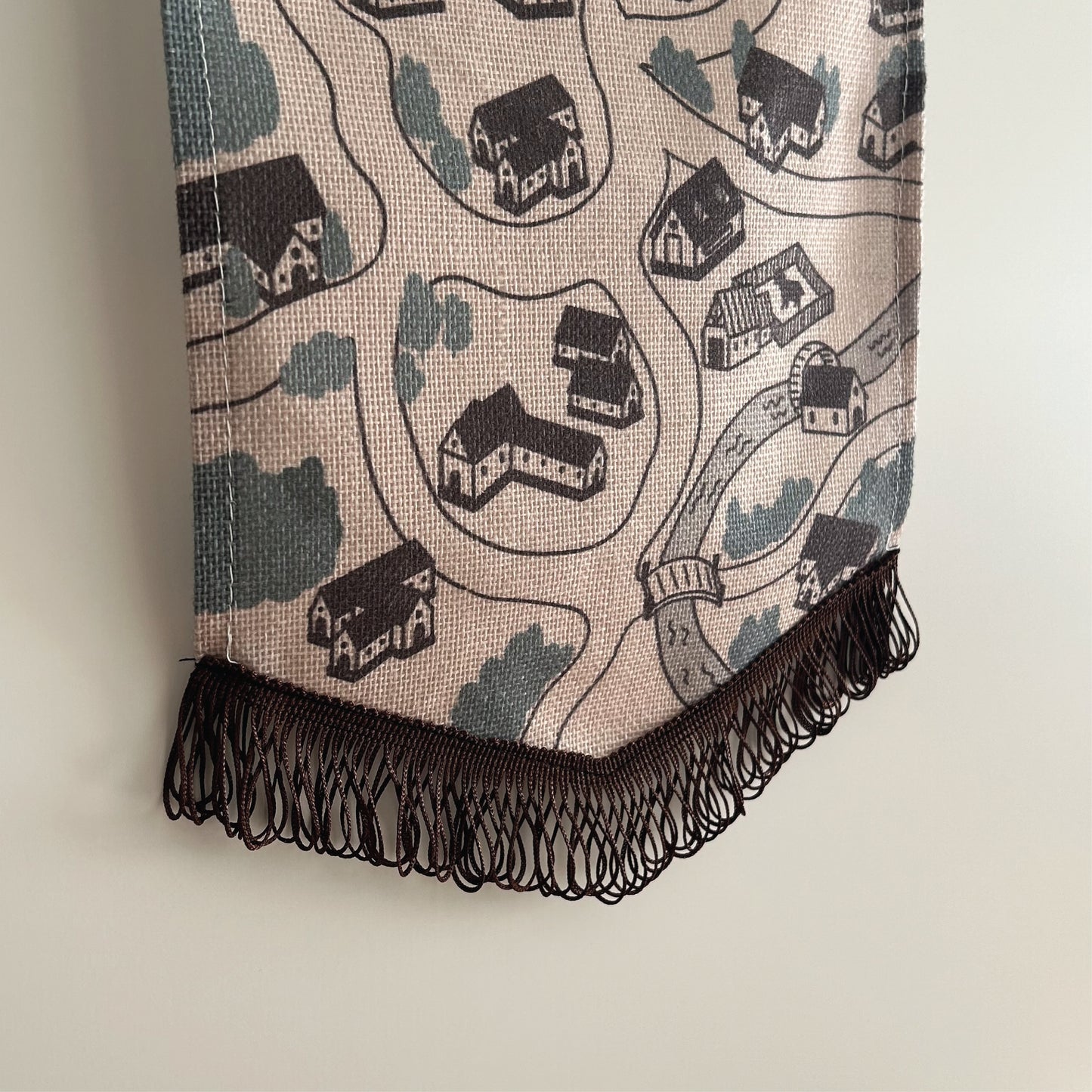 Duckie Town Map - Pin Banner - from Vintage Signs Pin Collection Kickstarter