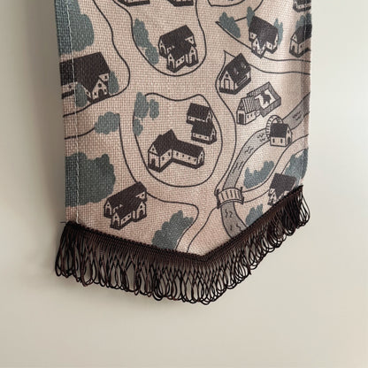 Duckie Town Map - Pin Banner - from Vintage Signs Pin Collection Kickstarter