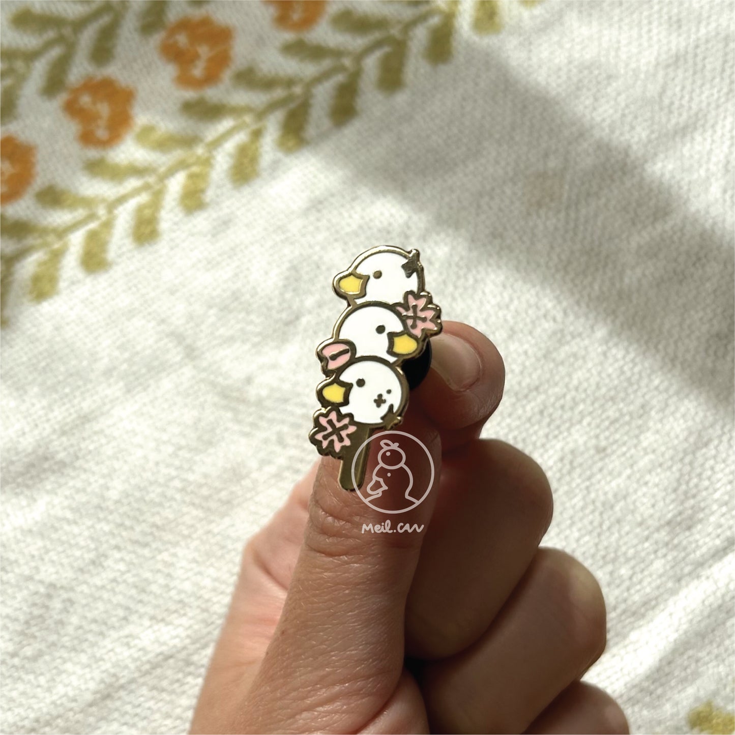 Sakura Dango Enamel Pin - Mini Enamel Pin