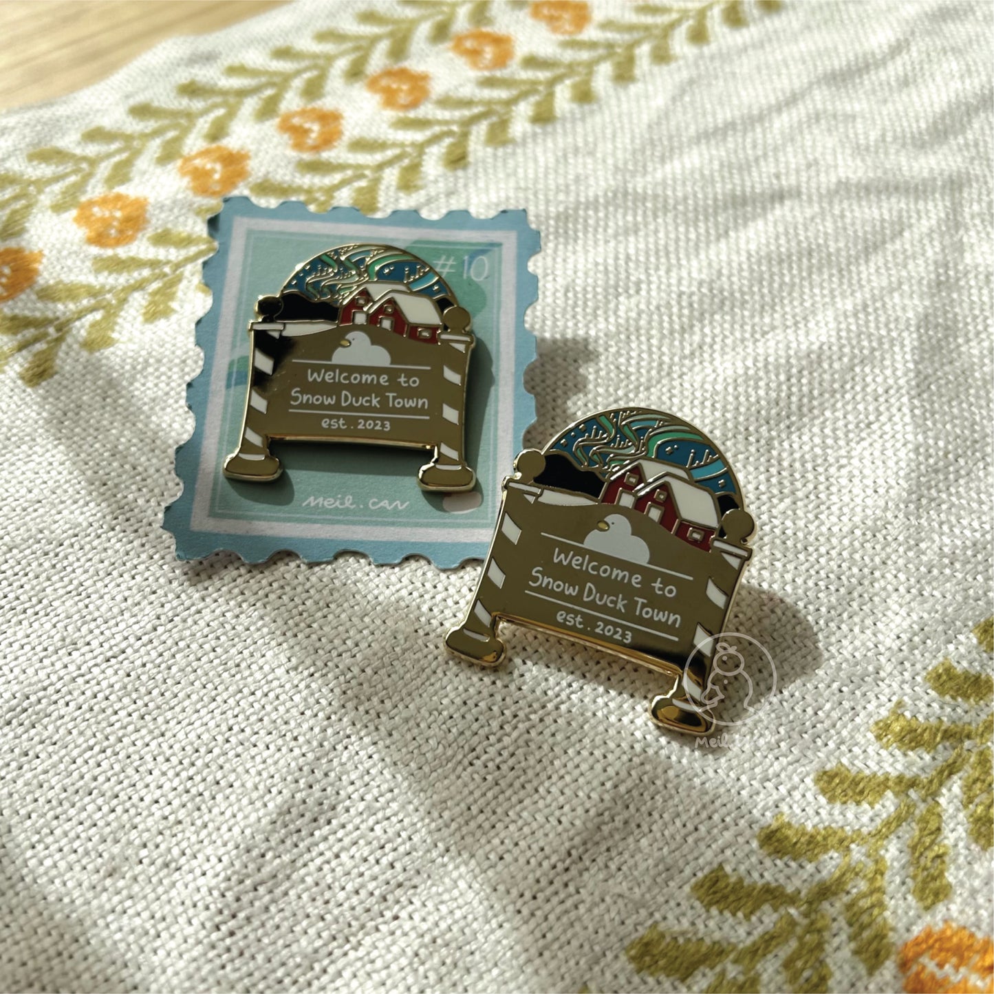 January 2025 Enamel Pin - Duckie Membership Ko-fi Archive