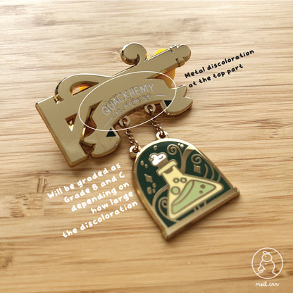 Quackhemy - Alchemist - Vintage Signs Enamel Pin