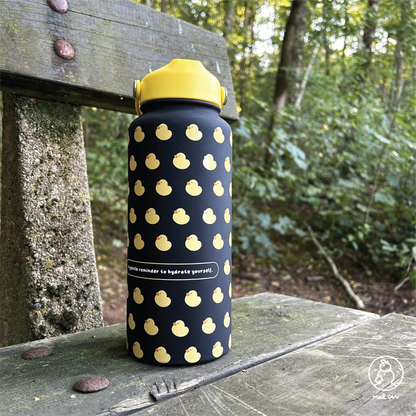 Get Your Ducks in a Row - Insulated Water Bottle (1L Capacity)