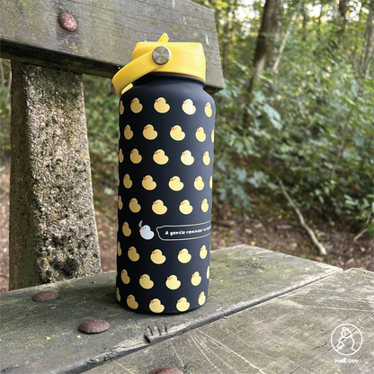 Get Your Ducks in a Row - Insulated Water Bottle (1L Capacity)