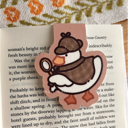 Sherduck Holmes - Duck Magnetic Bookmark