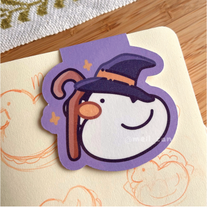 Wizarduck / Mage Duck - Duck Magnetic Bookmark