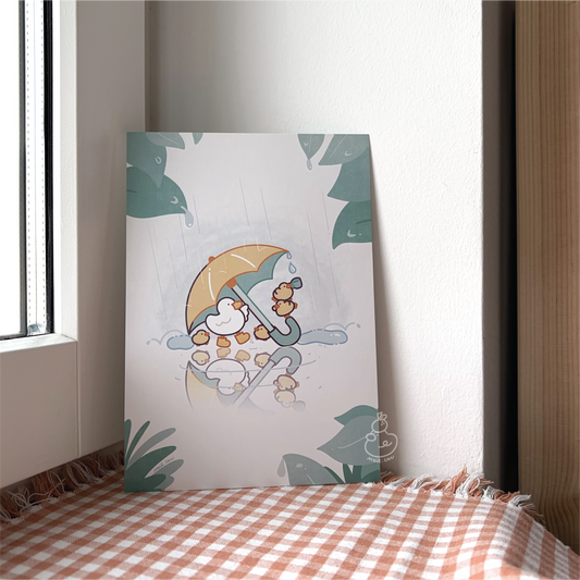 Rainy Day - A5 Size Art Print