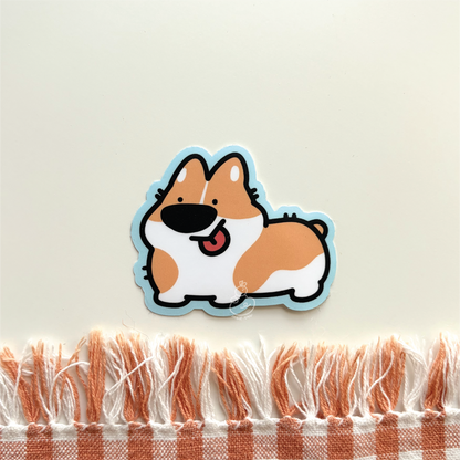 The Doggies - Matte Duck Die Cut Sticker | Cute Sticker