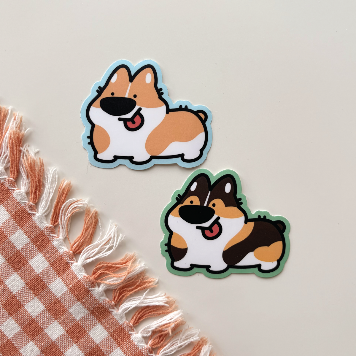 The Doggies - Matte Duck Die Cut Sticker | Cute Sticker