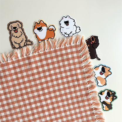 The Doggies - Matte Duck Die Cut Sticker | Cute Sticker