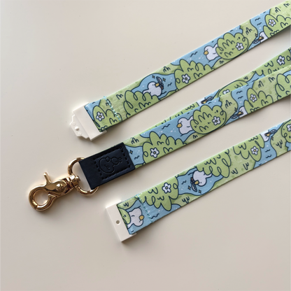 What's Behind the Bushes - Long Lanyard With Safety Release Buckle