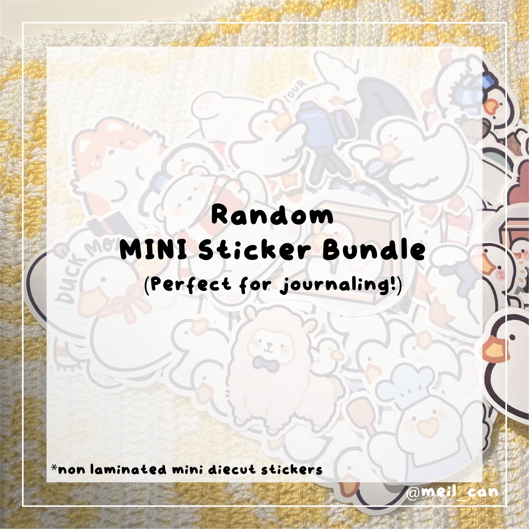 Mini Sticker Bundle Layout Mini Sticker Random Bundle! – Meilcan