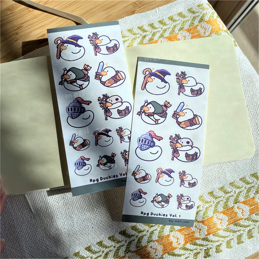Rpg Duckies Vol.1 Sticker Sheet